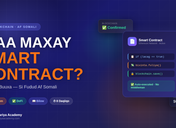 Smart Contract waa maxay - CryptoSomali"
