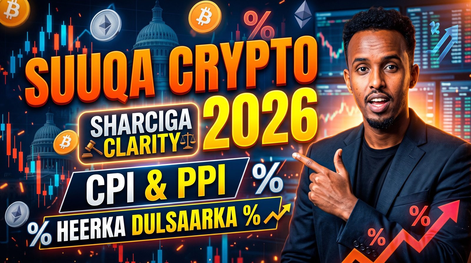 Suuqa Crypto, CPI, PPI, Sharciga CLARITY